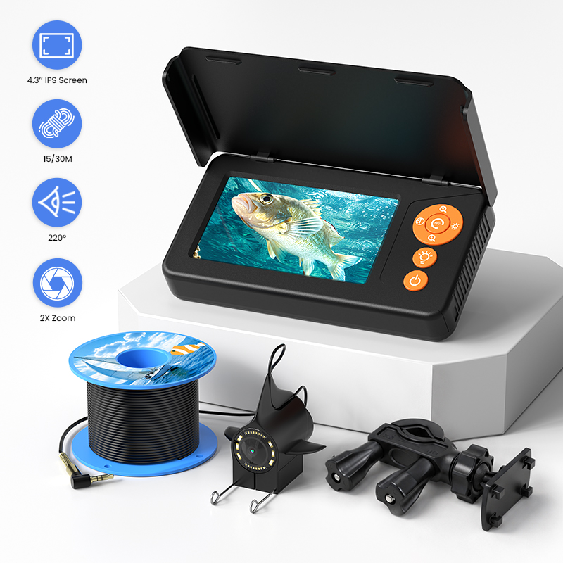 Fish Finder Cable - Telecamera subacquea per la pesca, con