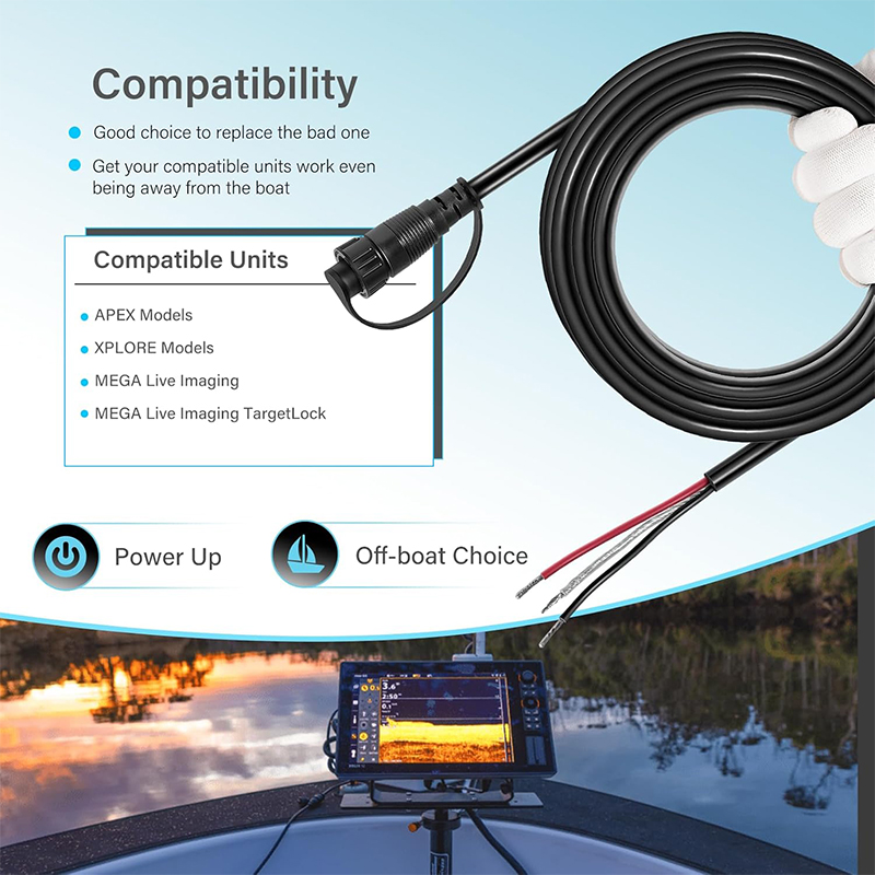 720110-1 Cavo di alimentazione - Fish Finder Cable recensione e prezzo